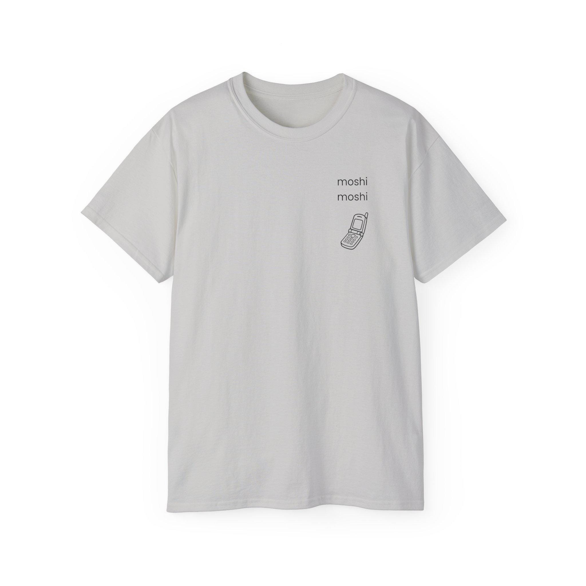 Moshi Moshi 90s Phone Nostalgia Minimal Tee