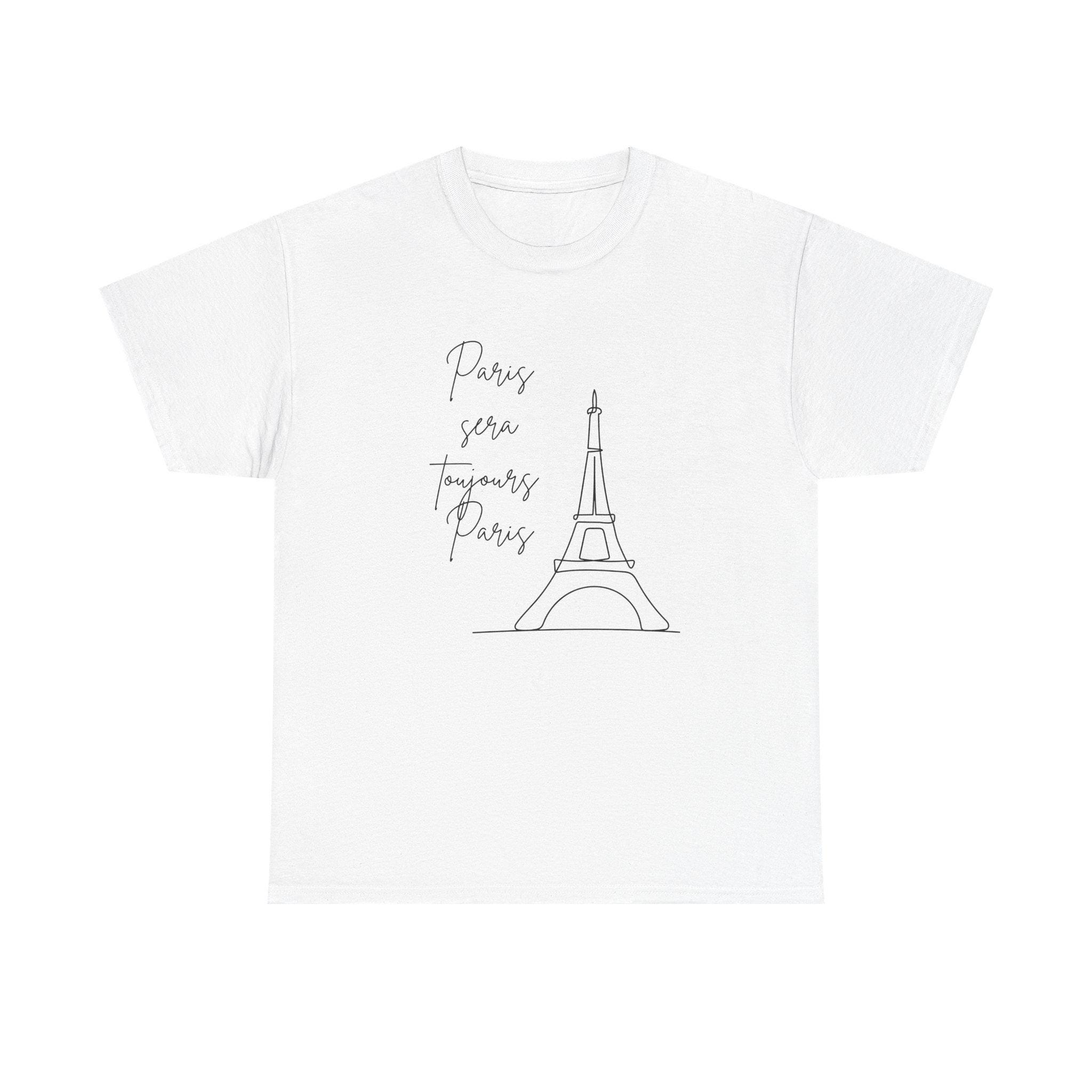 Paris Eiffel Tower Sketch Tee for Women